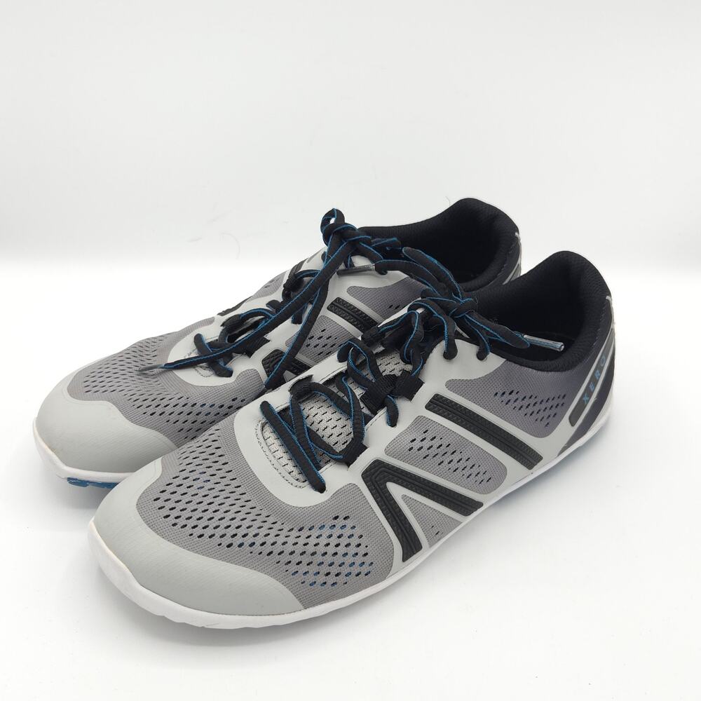 Xero Shoes HFS Men's Size 9.5 Barefoot Running Minimalist Sneakers Gray Black